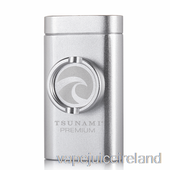 Vape Juice Tsunami Dugout and Grinder Silver